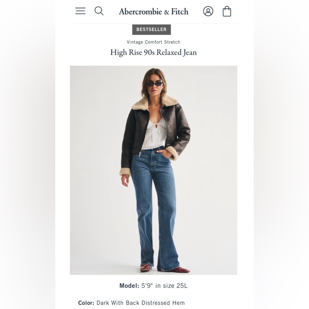 Abercrombie & Fitch 90s relaxed jeans